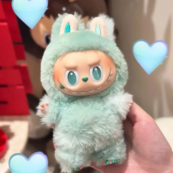 labubu 3.0 doll clothes keychain macaron coca cola - Image 3
