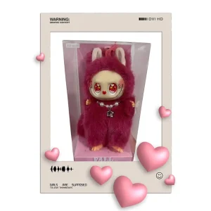 LABUBU Red Little Leader Rose Cat Card Trendy Toy DOLL CLOTHES KEYCHAIN MACARON COCA COLA