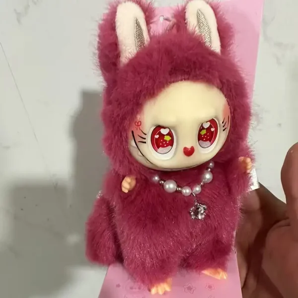 LABUBU Red Little Leader Rose Cat Card Trendy Toy DOLL CLOTHES KEYCHAIN MACARON COCA COLA - Image 4