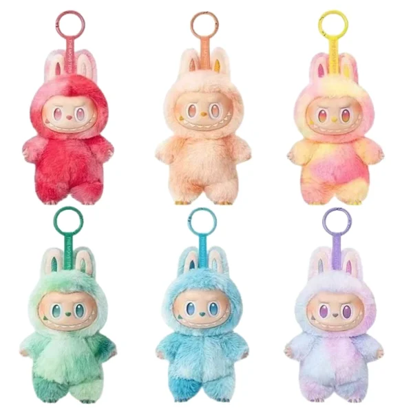 labubu 3.0 doll clothes keychain macaron coca cola