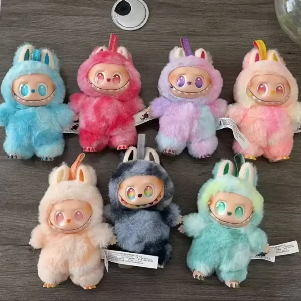 labubu 3.0 doll clothes keychain macaron coca cola - Image 12