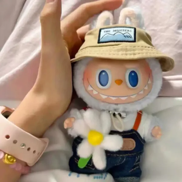 labubu  17cm Spring Wild at Home Vinyl Plush Doll  Doll Pendant Gift Giving - Image 2