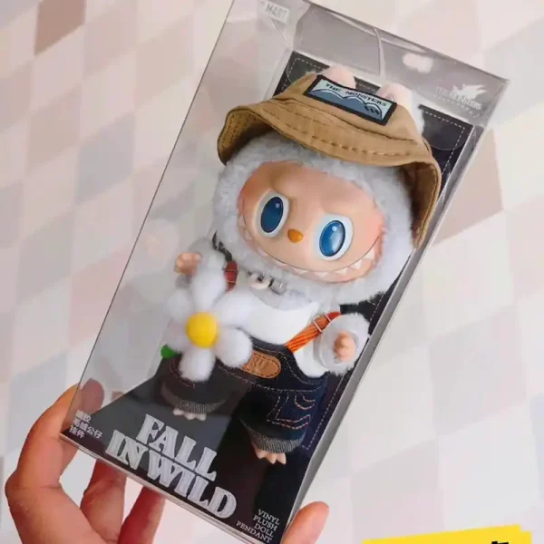 labubu  17cm Spring Wild at Home Vinyl Plush Doll  Doll Pendant Gift Giving - Image 4