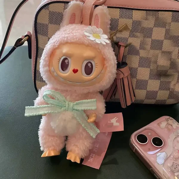 labubu  MOKOKO Sweetheart Sister Vinyl Plush Doll Trendy Play Doll Pendant - Image 4